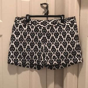 White House Black Market Damask Shorts